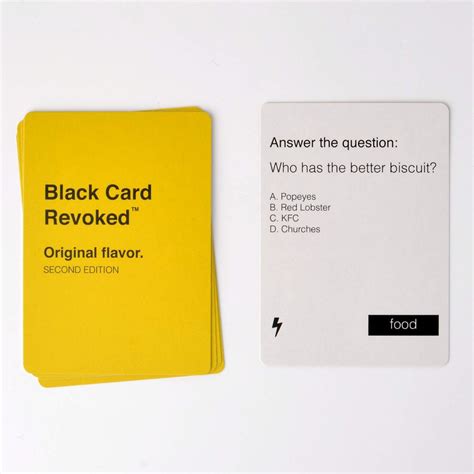 british black card game.